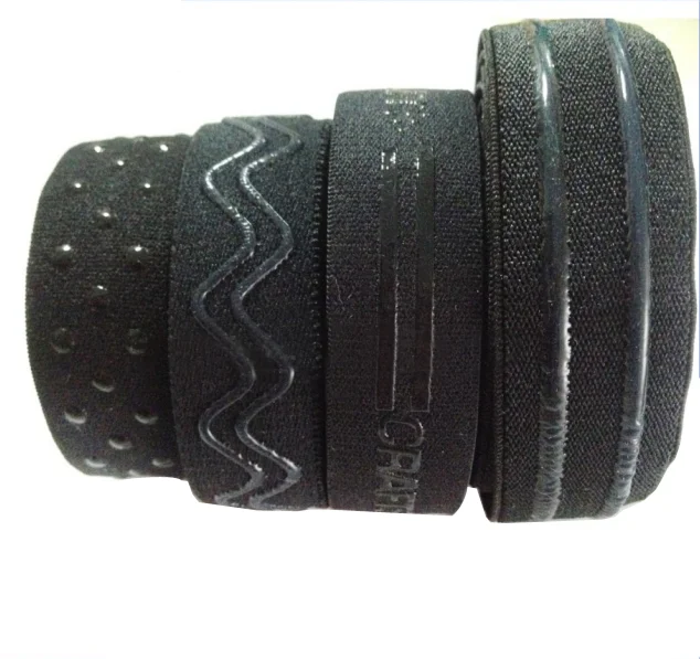 5cm Wide Silicone Dots Pattern Printed Gripper Elastic Band
