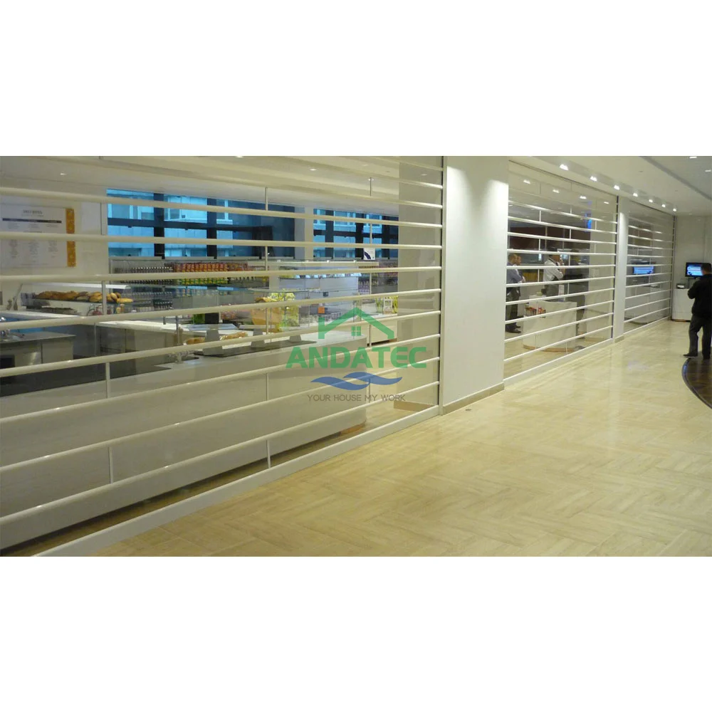Transparent Window Shutters Automatic Transparent Polycarbonate Rolling Shutter/Polycarbonate Roll ...