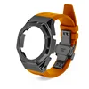 Black Case + Orange FKM Strap + Black Butterfly Clasp