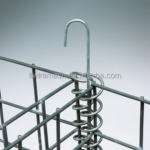 Hot Galvanized Galfan Coated 4mm Wire 200x100x50 Gabion Basket Welded ...