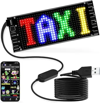 Original Manufacturer LED Sign Flexible Led Matrix Panel Customize Text Display Screen For Taxi