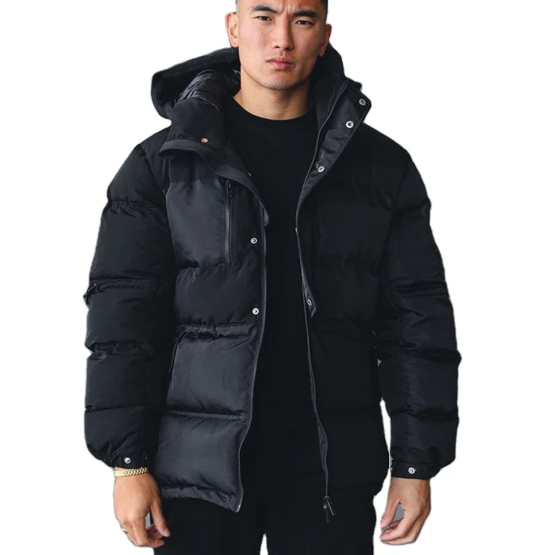 men's jackets coats high quality custom Puffer Jackets thick long sleeve down coat for men_voghion.com