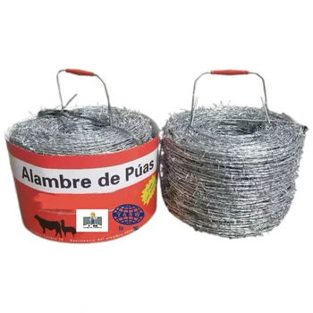 High Quality 500 Meters Barbed Wire Fencing Hot Galvanized Anti Climb Barbwire Coil for Sale