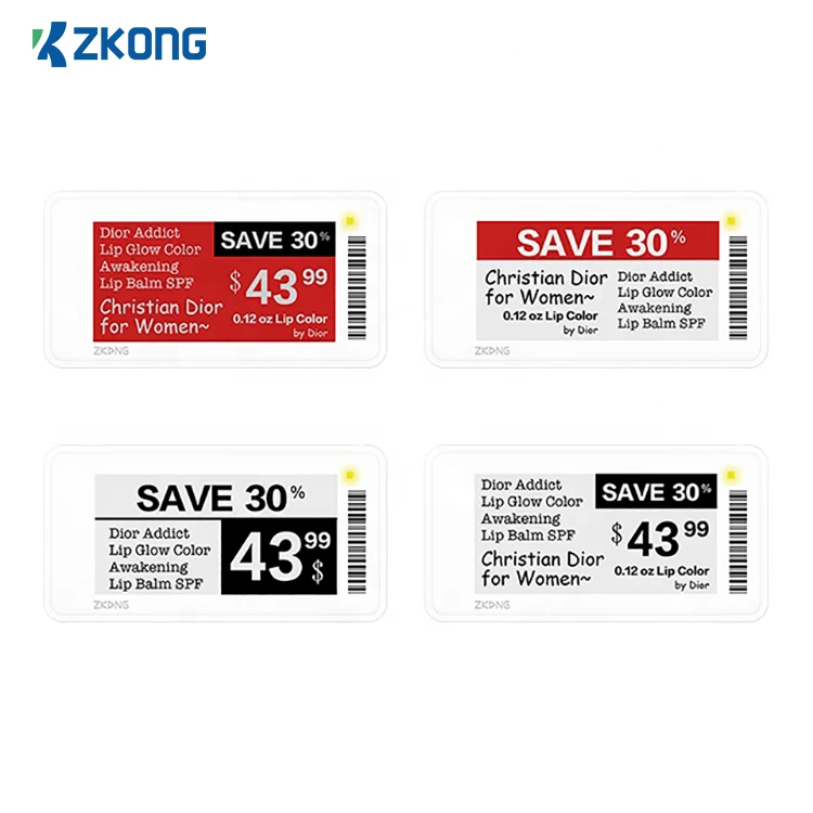 Zkong Supermarket Food Shelves Vegetable Display Rack Electronic Price Labels Digital Tag