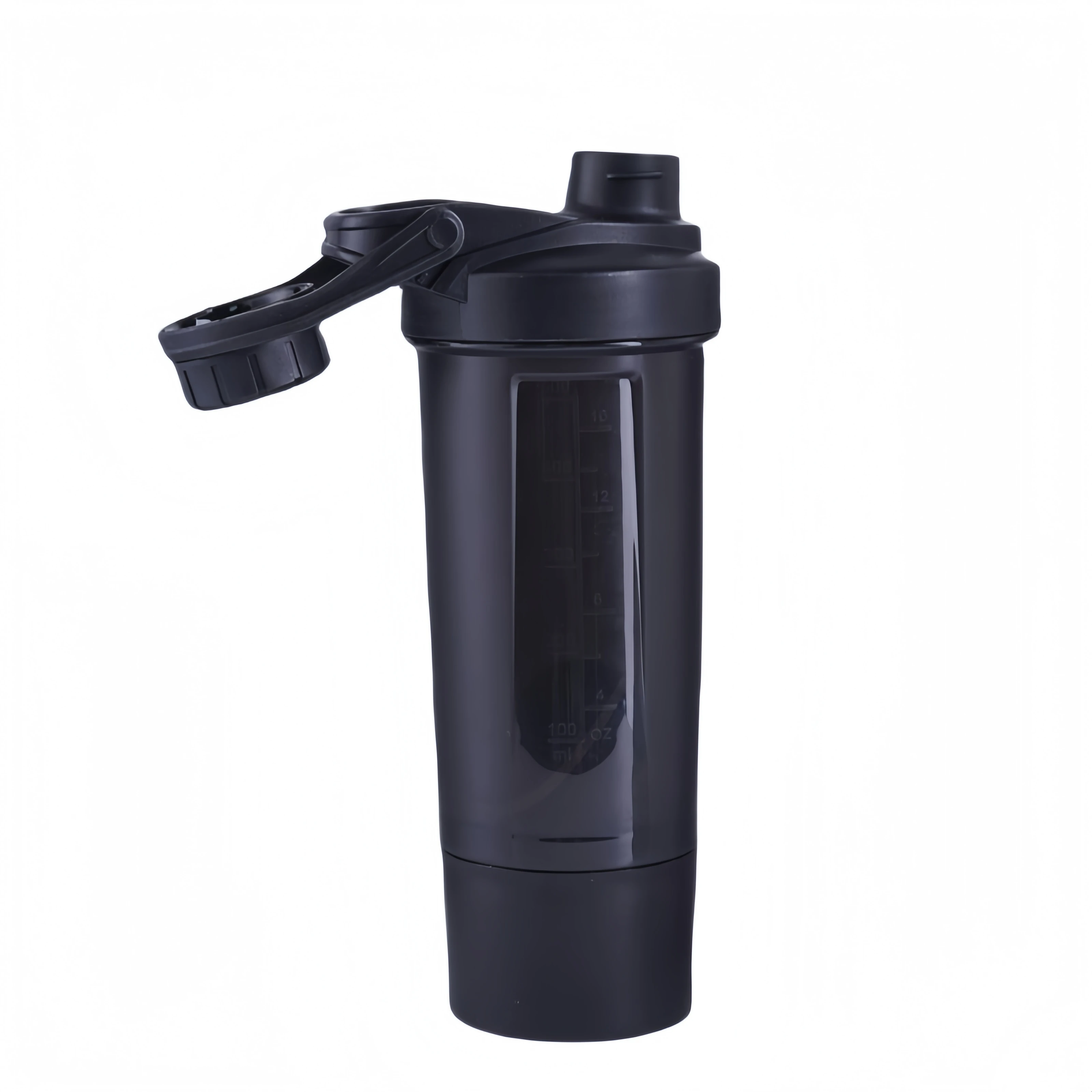 500ml BPA-Free BPA Small Gym Outdoor Transparent Colorful Protein Shaker Smoothie Dishwasher Safe Direct Drinking Back School