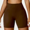 brown shorts