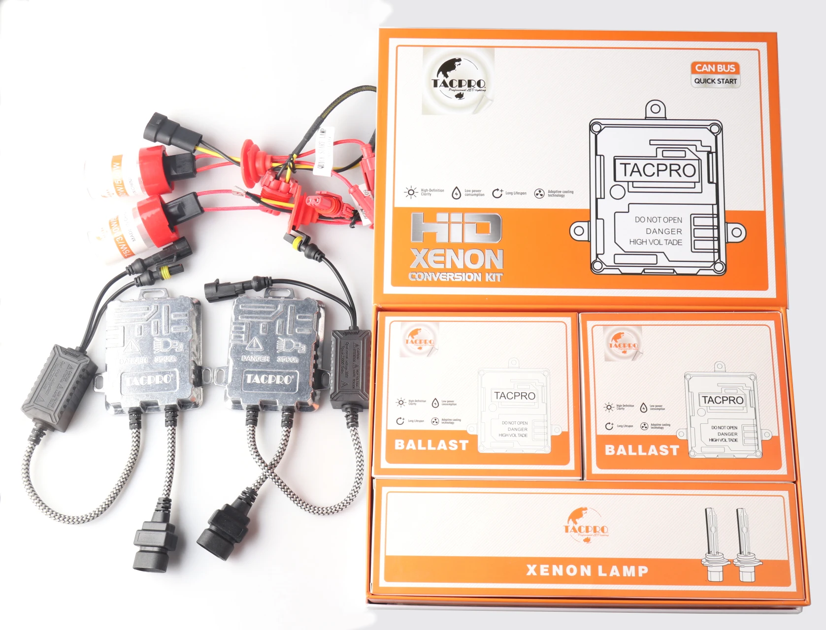 TACPRO HID Xenon Light KIT Fast Start  55W 75W 100W 4300K 6000K 8000K HID  Xenon HID Kit Auto Parts