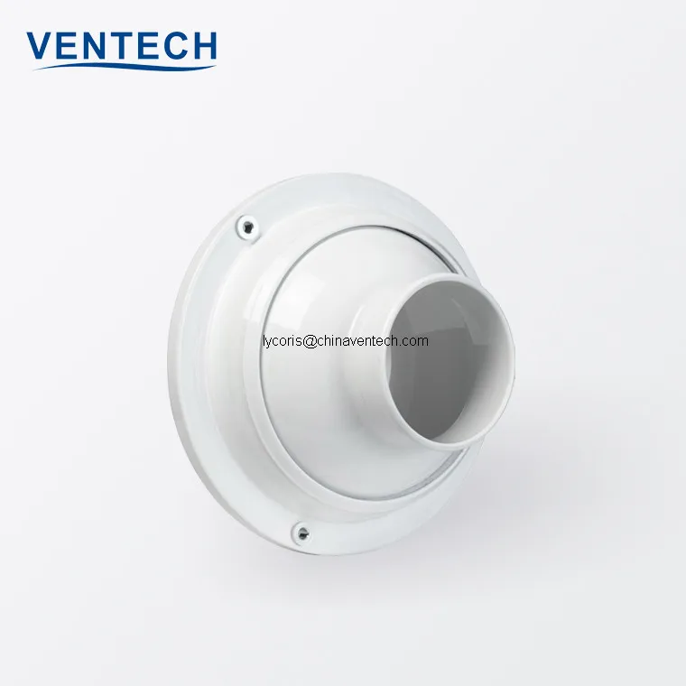 Ventech Eyeball Jet Nozzle Aluminum Central Air Conditioning Ceiling Diffuser Grille Supply Air Nozzle Diffuser