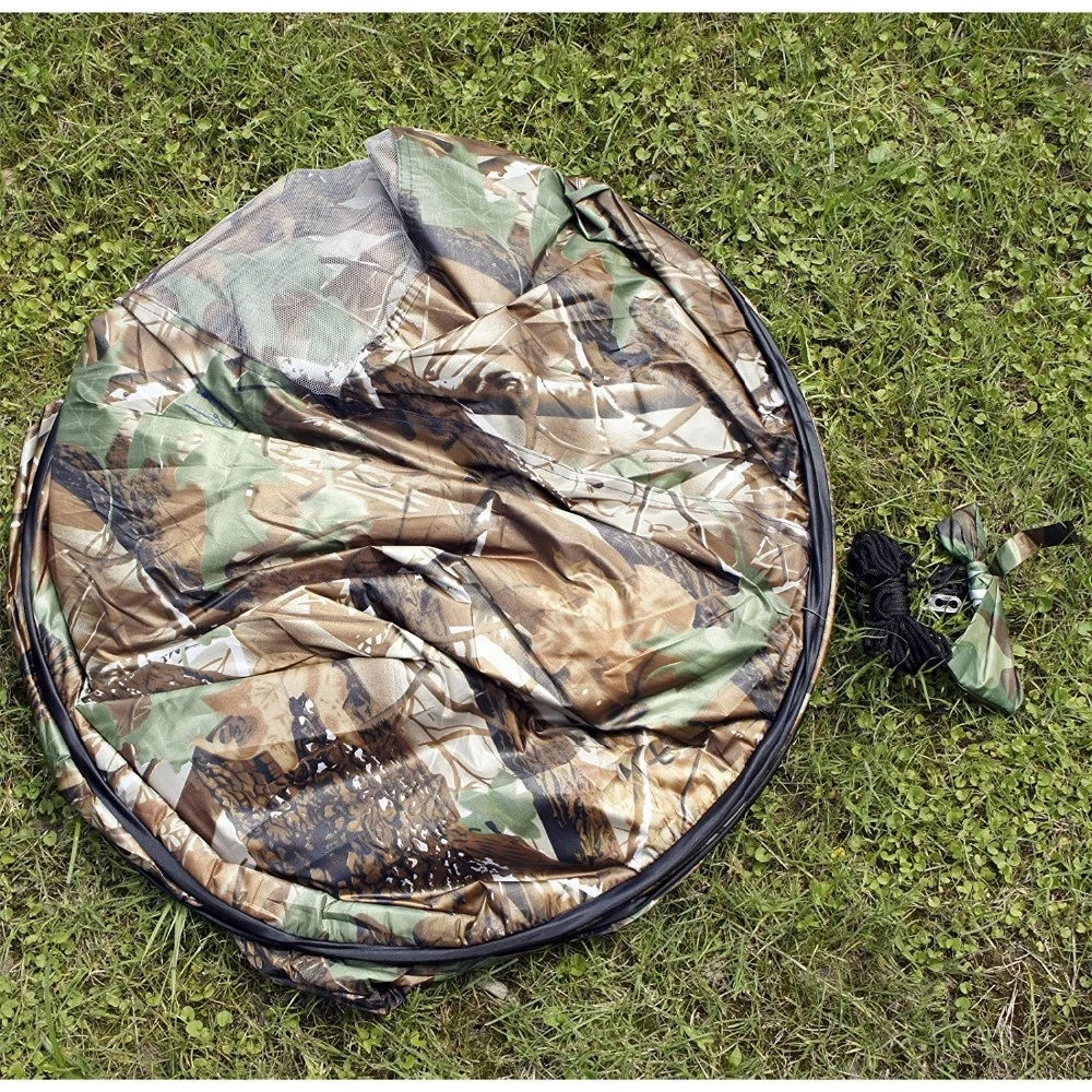 Portable Outdoor Pop up Tent Camouflage Privacy Screen Shelter Camping Toilet Shower Changing Room Tent