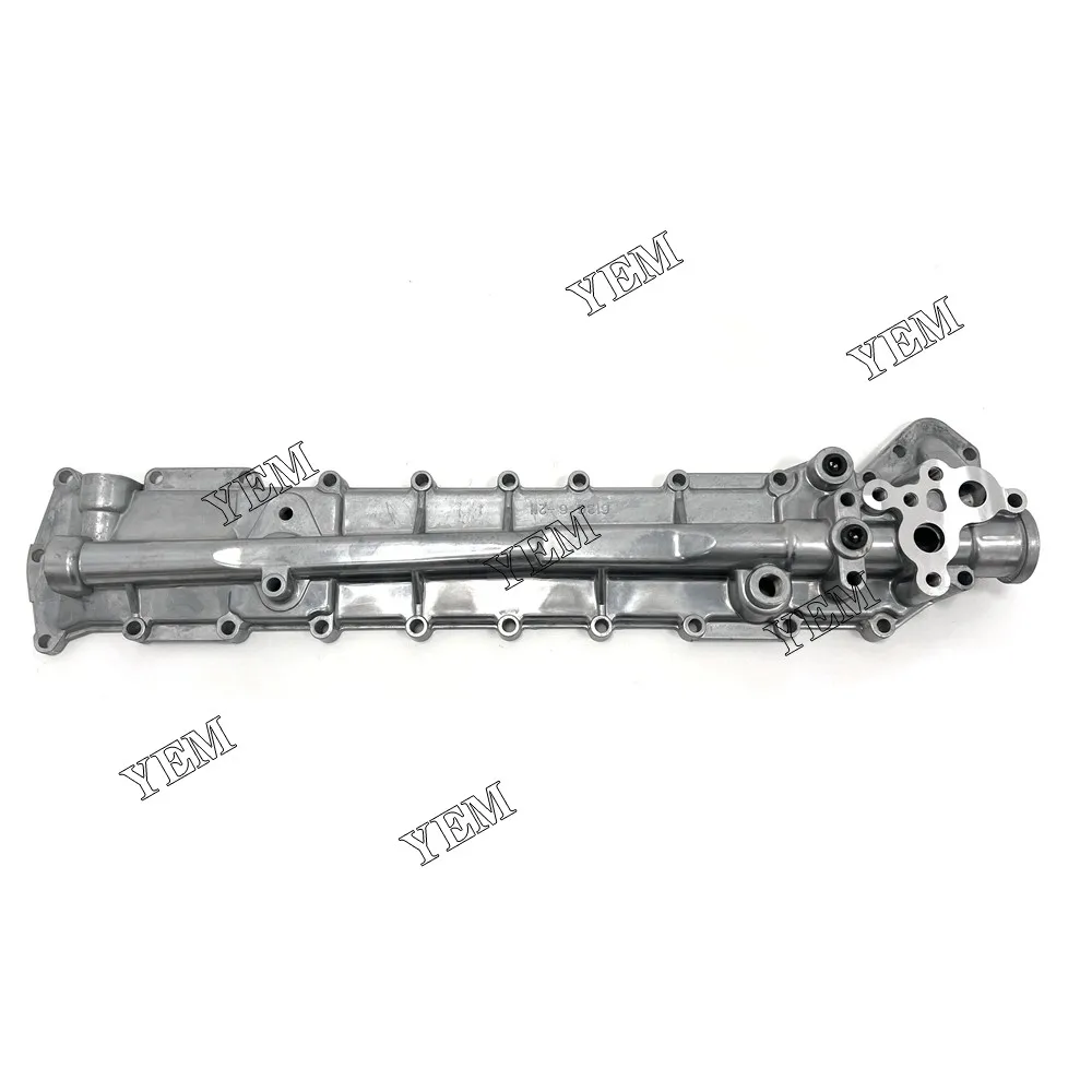 6D105 Oil Cooler Cover 6136-6-211 for Komatsu Engine. 5