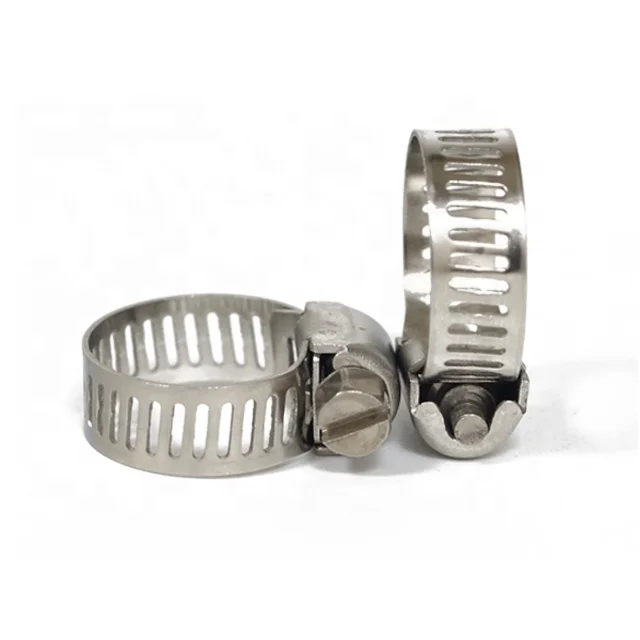 Из нержавеющей стали для тяжелых условий эксплуатации американского типа червячного шестерни труба уточной пряжи зажим