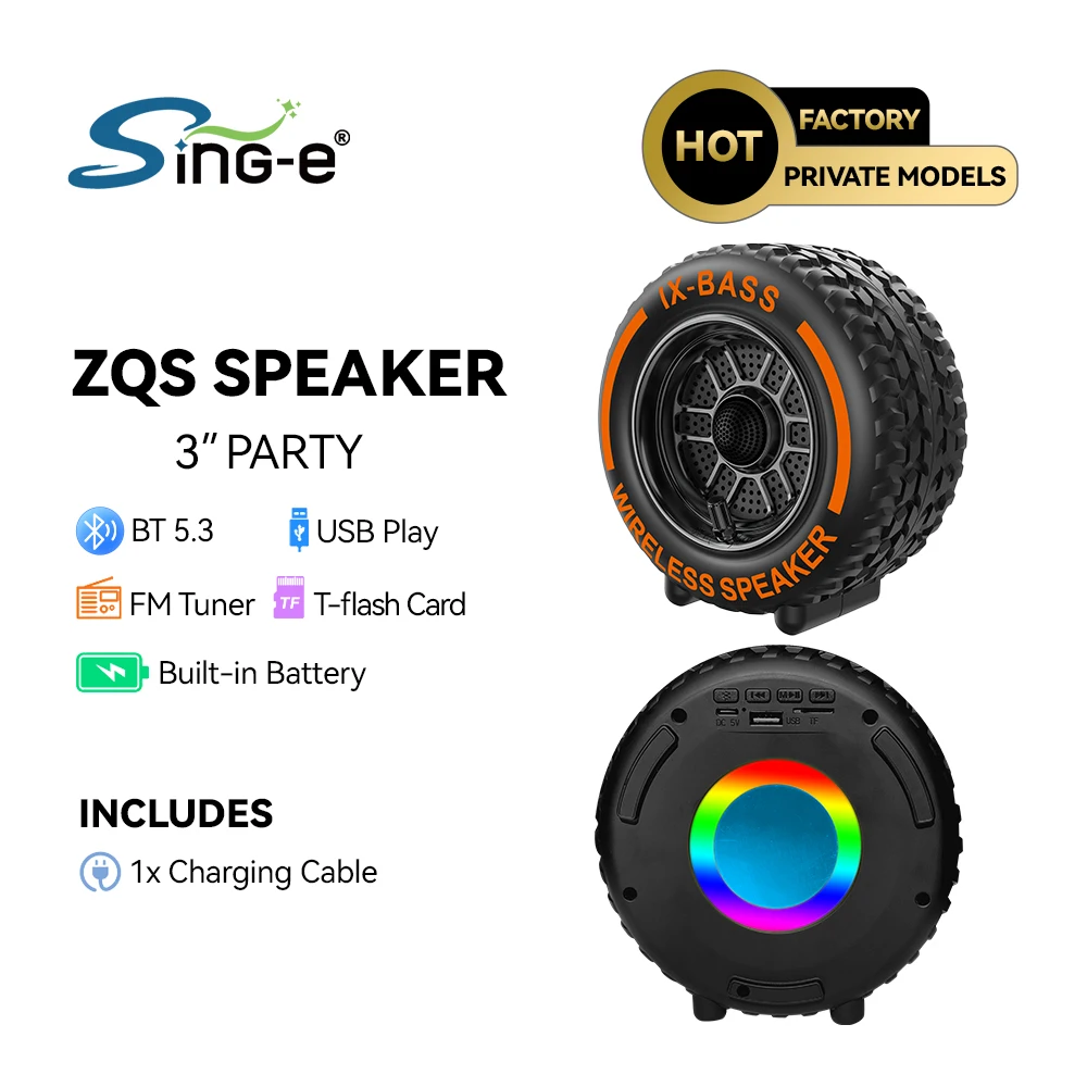 ZQS779 Portable Bluetooth Speaker - Enjoy Wireless Audio