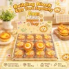 Tarta crujiente de huevo