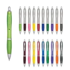 Print Pen Logo Laser Engraving Plastic Ball Pen Ready Stock Printing Office Print Plastic Pen With Promotional Personalize Customised Custom Logo Click Ball Ballpoint Rubber