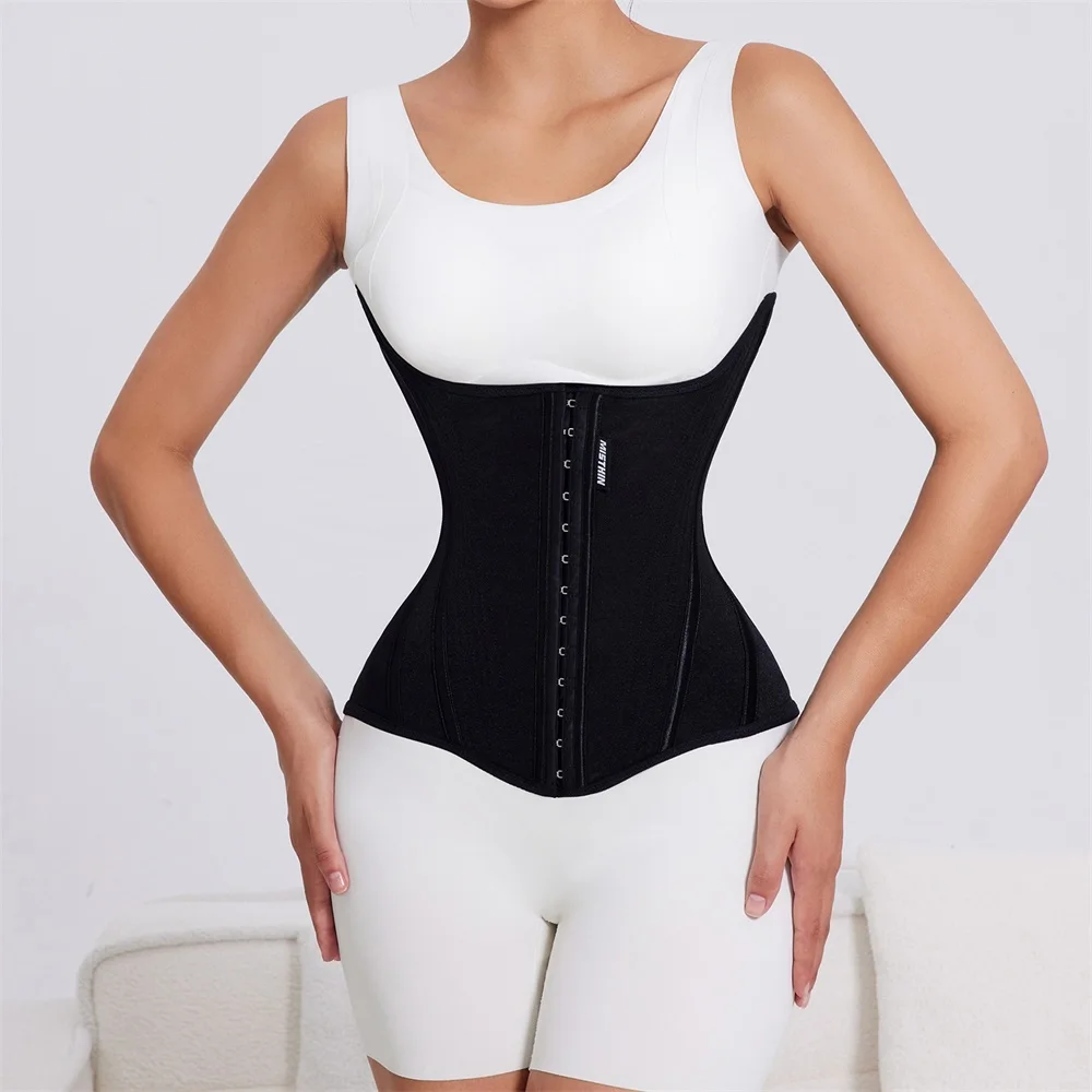 MISTHIN Body Women Trimmer Cincher Corset Double Belt Wrap Girdle Waist Trainer Shaperwear Tummy Control Shaper for Women details