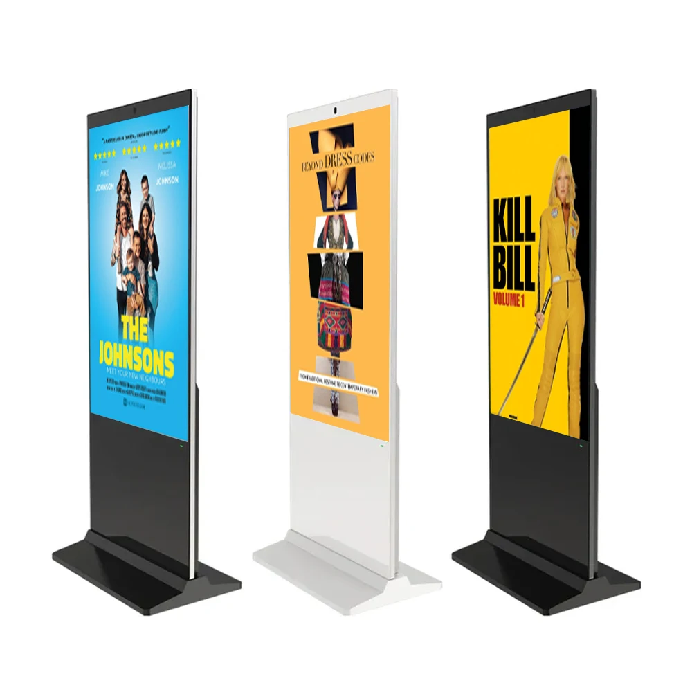 Hot Touch Screens Kiosk Advertising Display Floor Standing Vertical Interactive Digital Signage
