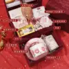 Confezione regalo a doppio strato in velluto rosso[PStyle]