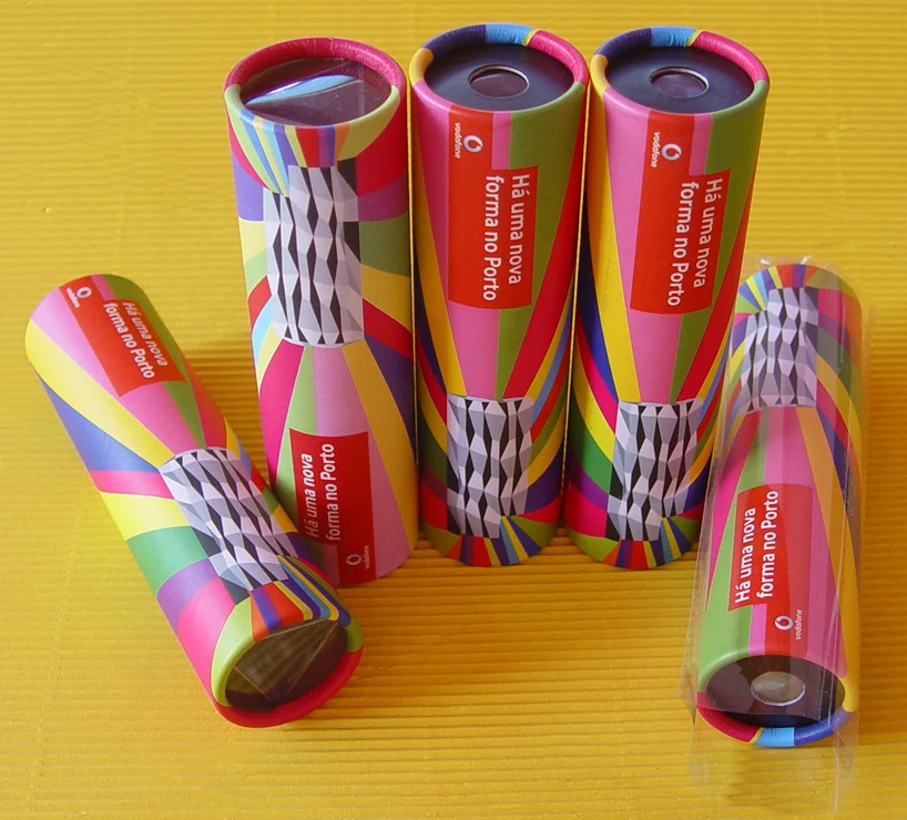 Экологичный Калейдоскоп из переработанной бумаги с индивидуальным дизайном для рекламы