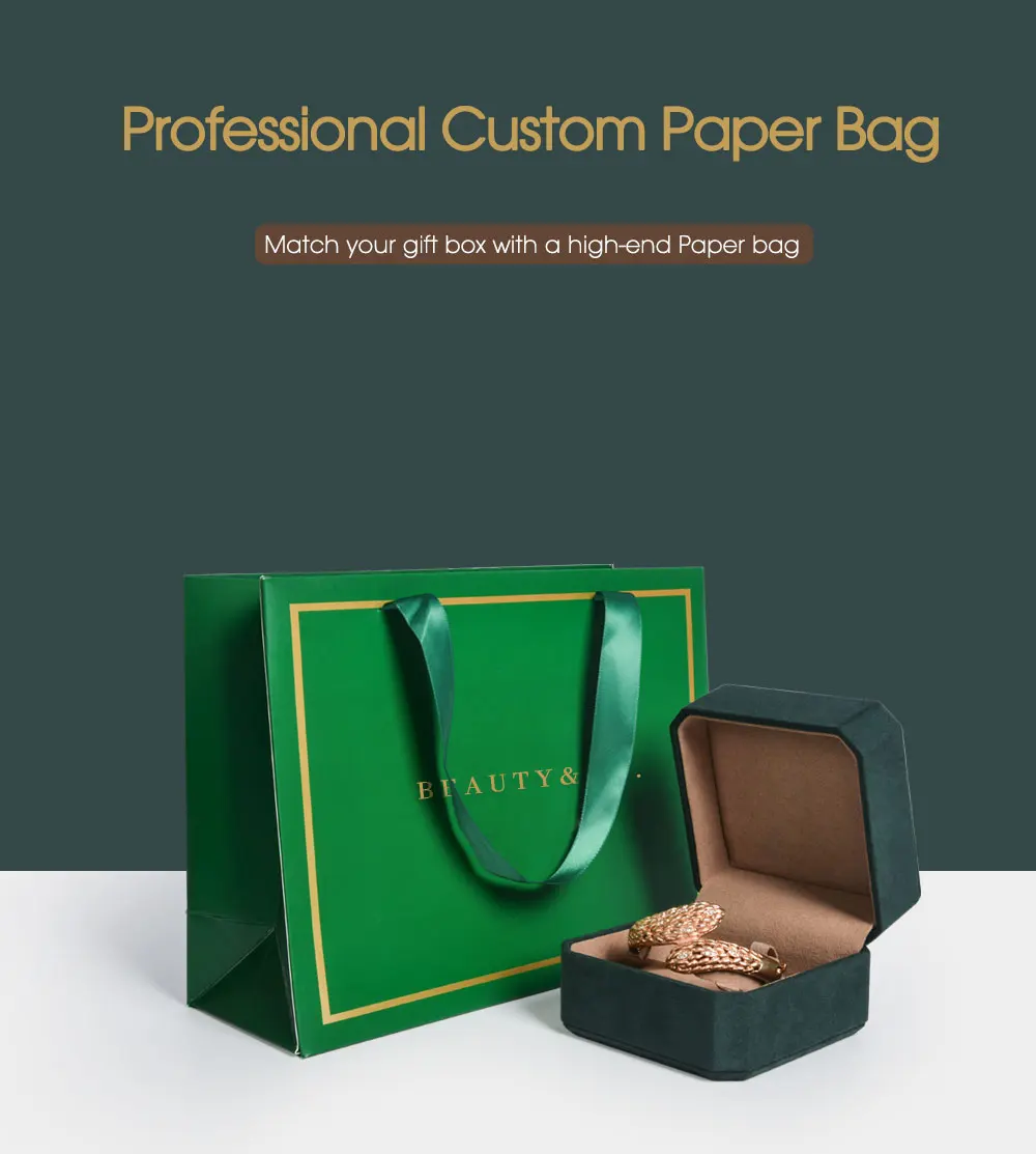 Luxury Ribbon Handle Boutique Shopping Packaging Custom Printed Tote ...