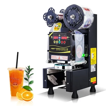 Milk Tea Equipment Automatic Bubble Tea Sealing Machine Bubble Tea Shop Boba Cup Sealing Machine Cup Sealer Machine