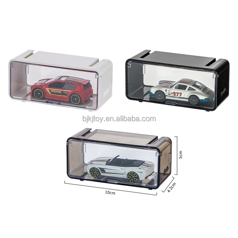 Custom Stackable Clear Acrylic Display Case for 1/64 Scale Cars for Hotwheel/ Matchbox