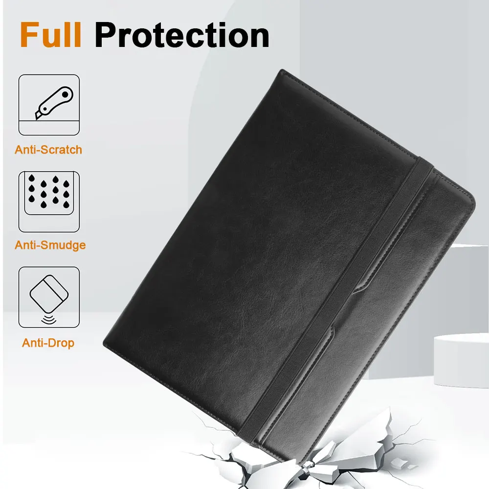 Genuine Leather Case for 9 10 inch tablets PU Leather Universal Covers for iPad 10.2 Full Protections Shockproof factory