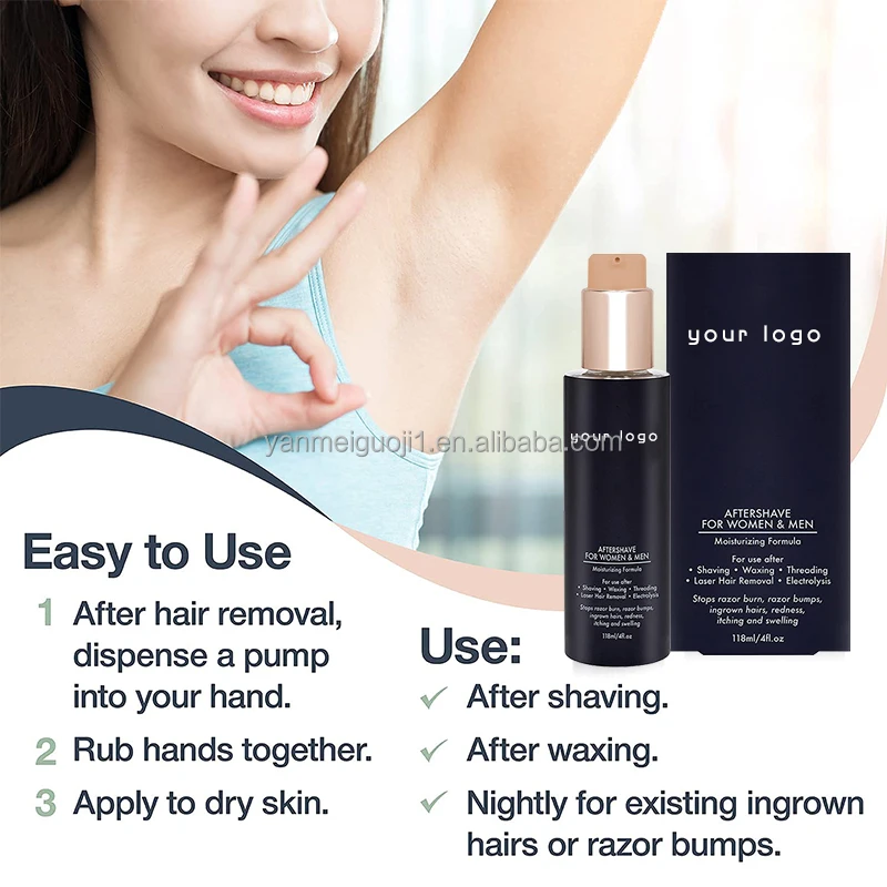 Ingrown Hair Treatment Solution Razor Burn Treatment Moisturizing Hair