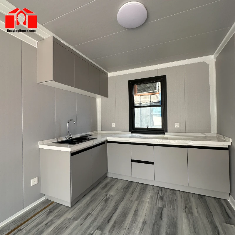 China 20FT  40FT Expandable Prefab Modular Homes Steel Prefabricated Houses Villas Modular House in Florida