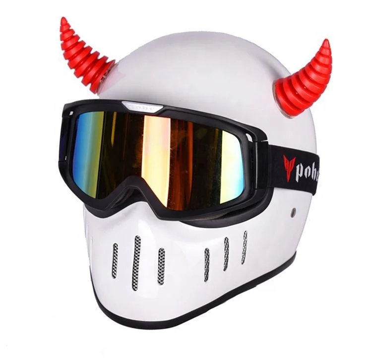 IRONDONKEY Motorcycle Helmet Decorations Durable Stylish