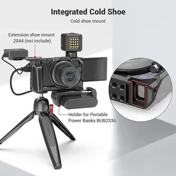 Smallrig Camera Cage for Sony Zv1 Camera with Silicone Gel Grip Cold Shoe Mount -2938 detail image
