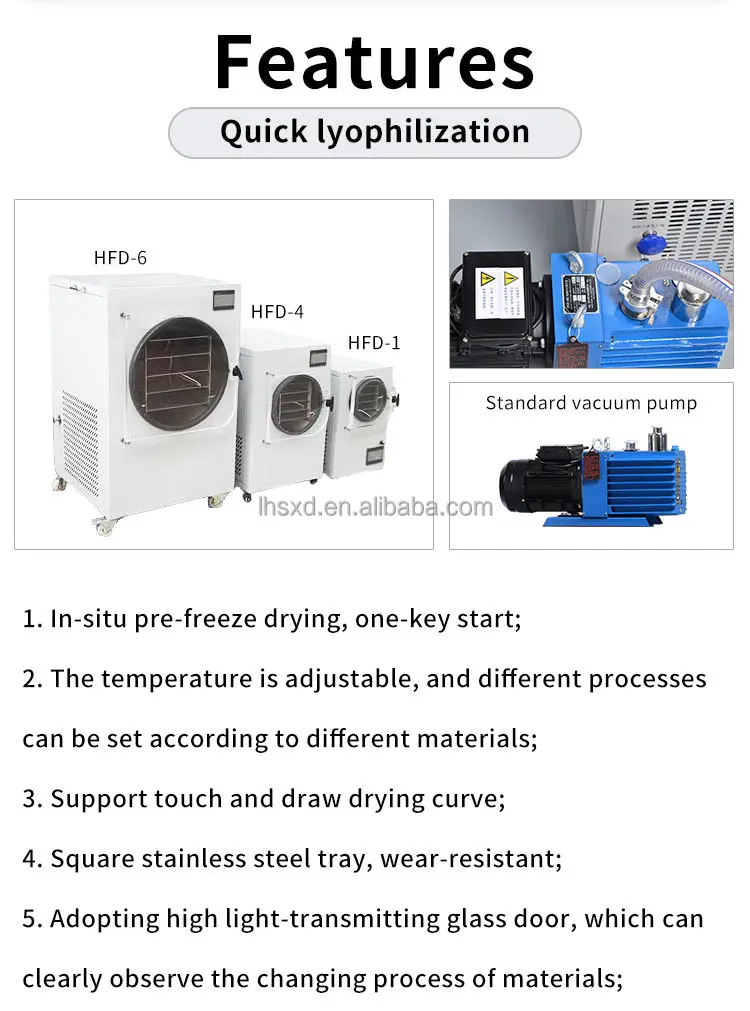 Efficient Freeze Dryer - Vacuum Drying Machine for Food