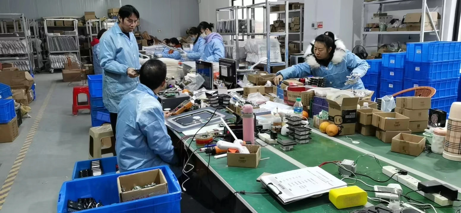 Hot Sale Smart Bedside Table 2 Drawers Square Chargeable White