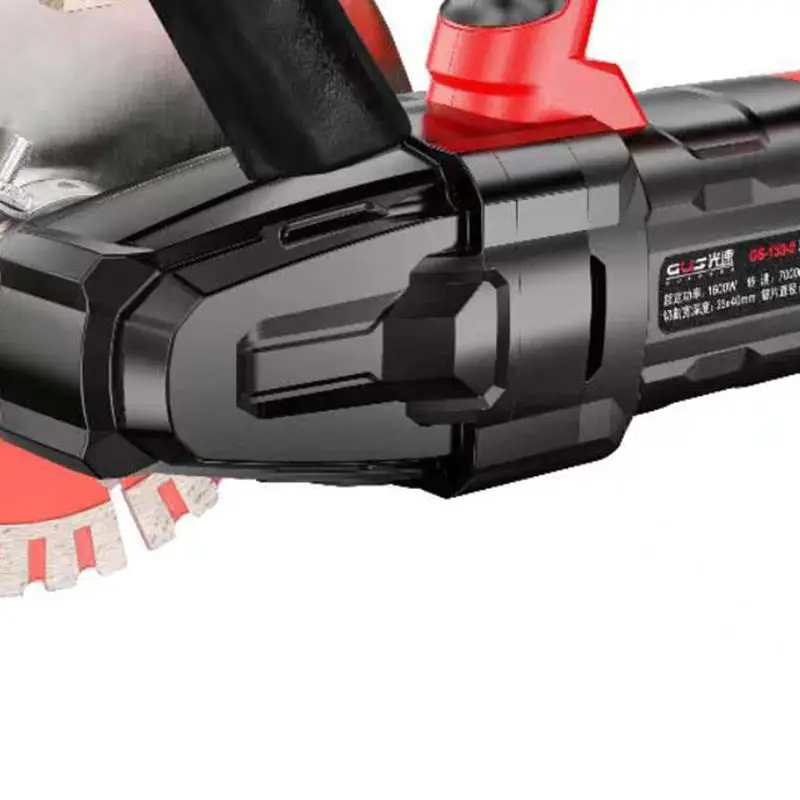 New Design Electric Cutting Machine Concrete Slotting Machine 133mm Double Saw Blade Dust-free Metal Cutting Machine
