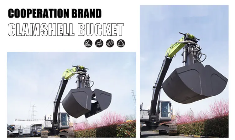 MONDE Clamshell Bucket Excavator Bucket Mechanical Clamshell Bucket for ...