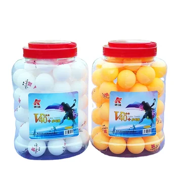 Low-cost sales pingpong balls material ABS ping pong 40mm seamless custom table tennis balls 3 stars