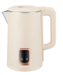 1.8L White Stainless Steel Electrical Kettle Portable Kettle for Household Use with Temperature Control CB Approved for Hotels