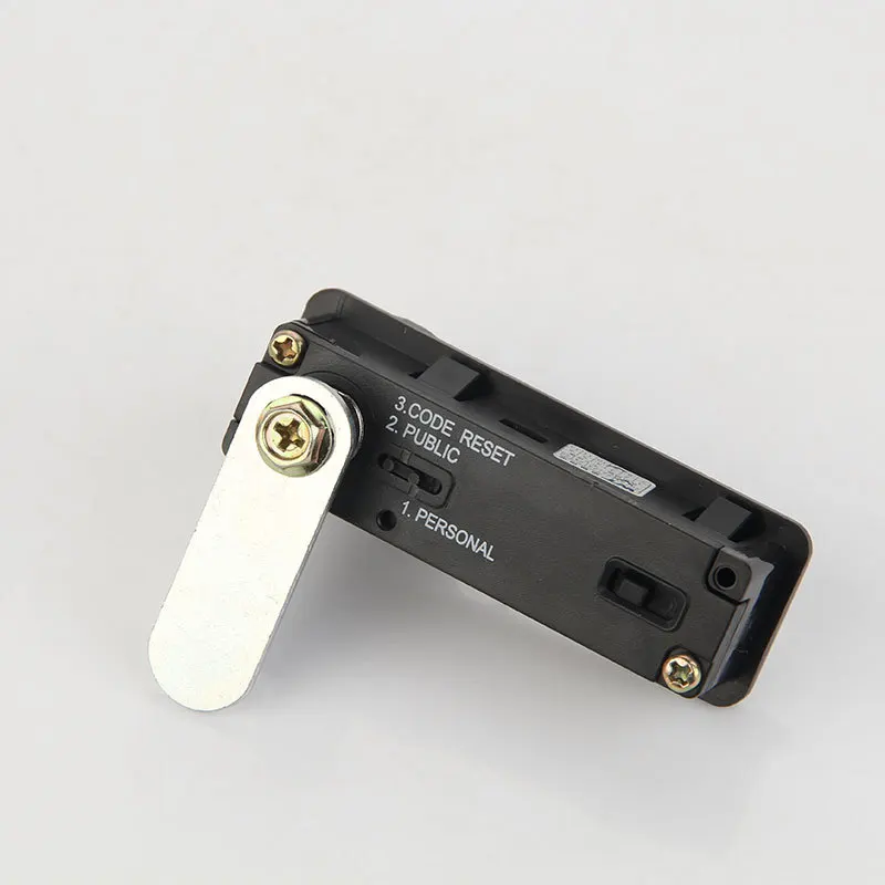 Plastic Black 4 Digits Public Mode Mechanical Master Key 4 Digits Password Combination Cabinet Cam Lock