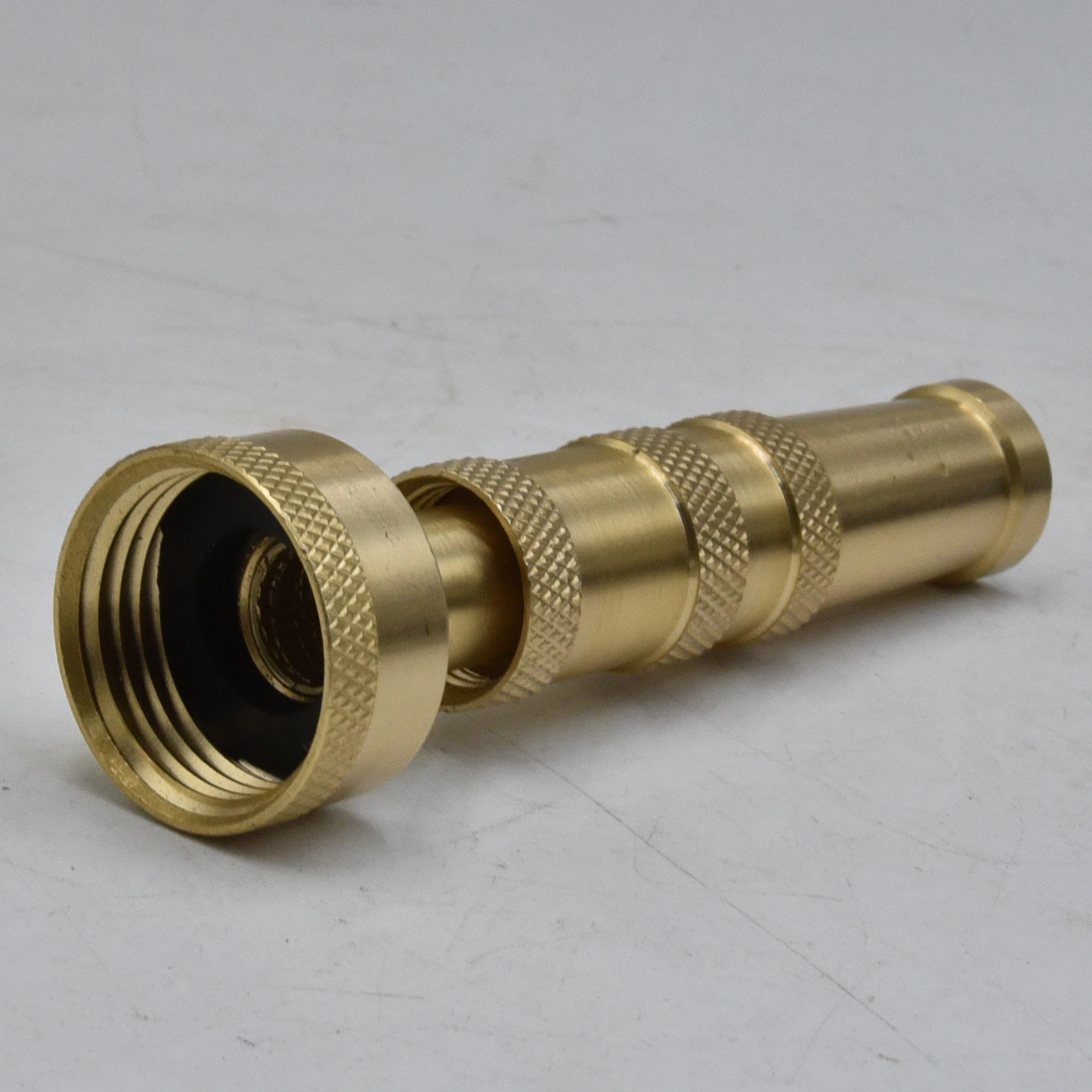 
Heavy-Duty Brass Adjustable Hose Nozzle 
