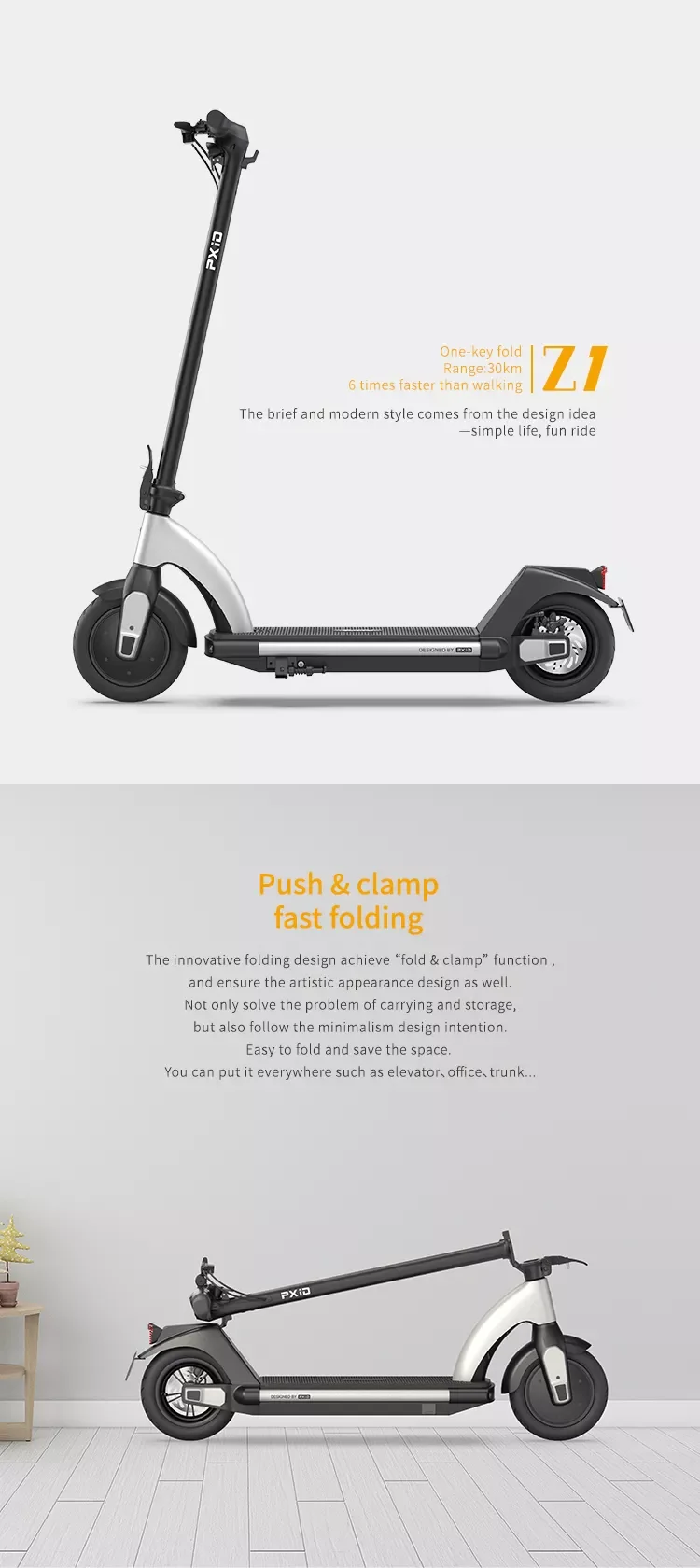 Quick Foldable Electric Scooter 