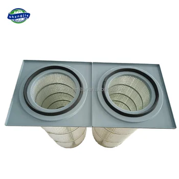 Industrial Air Filter Element Best Air Purifier Replacement  Foldable Square Flange Filter Cartridge Elements