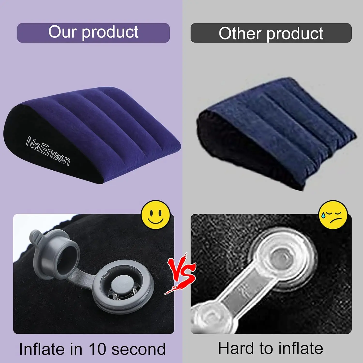 Adult Travel Pillow For Sex Aid Climax Wedge Pillows Sexual Position Cushion Couple Game