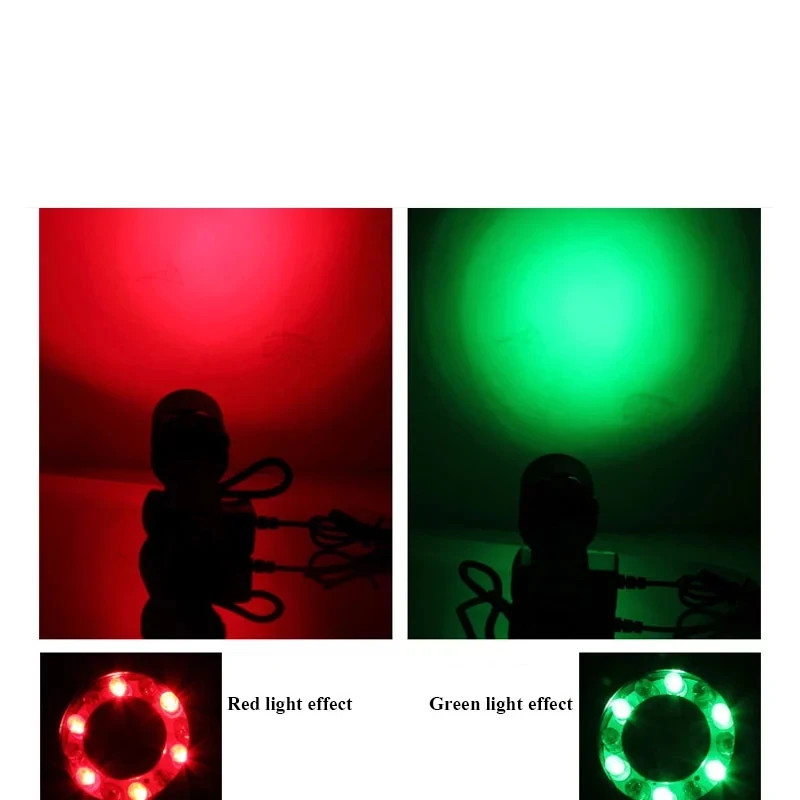 Tricolour Torch for Train White\green\Red signal Light Aluminum Alloy Flash Flashlight