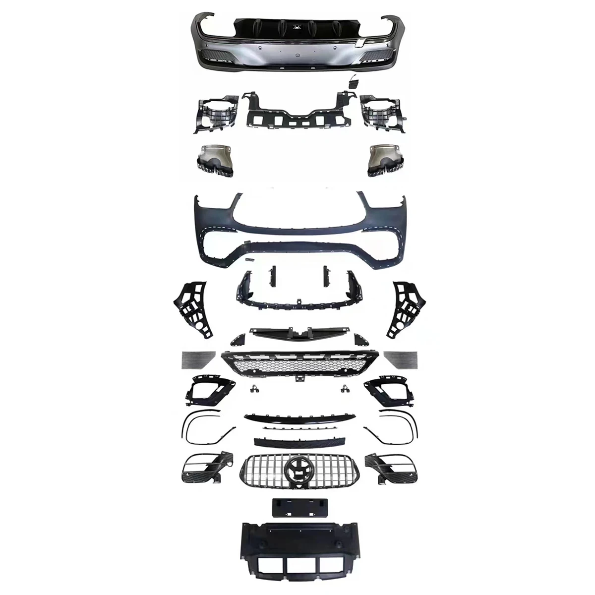 Car Parts Escalate Refit Bodykit for Mercedes Benz GLE Coupe C167 2020 ...