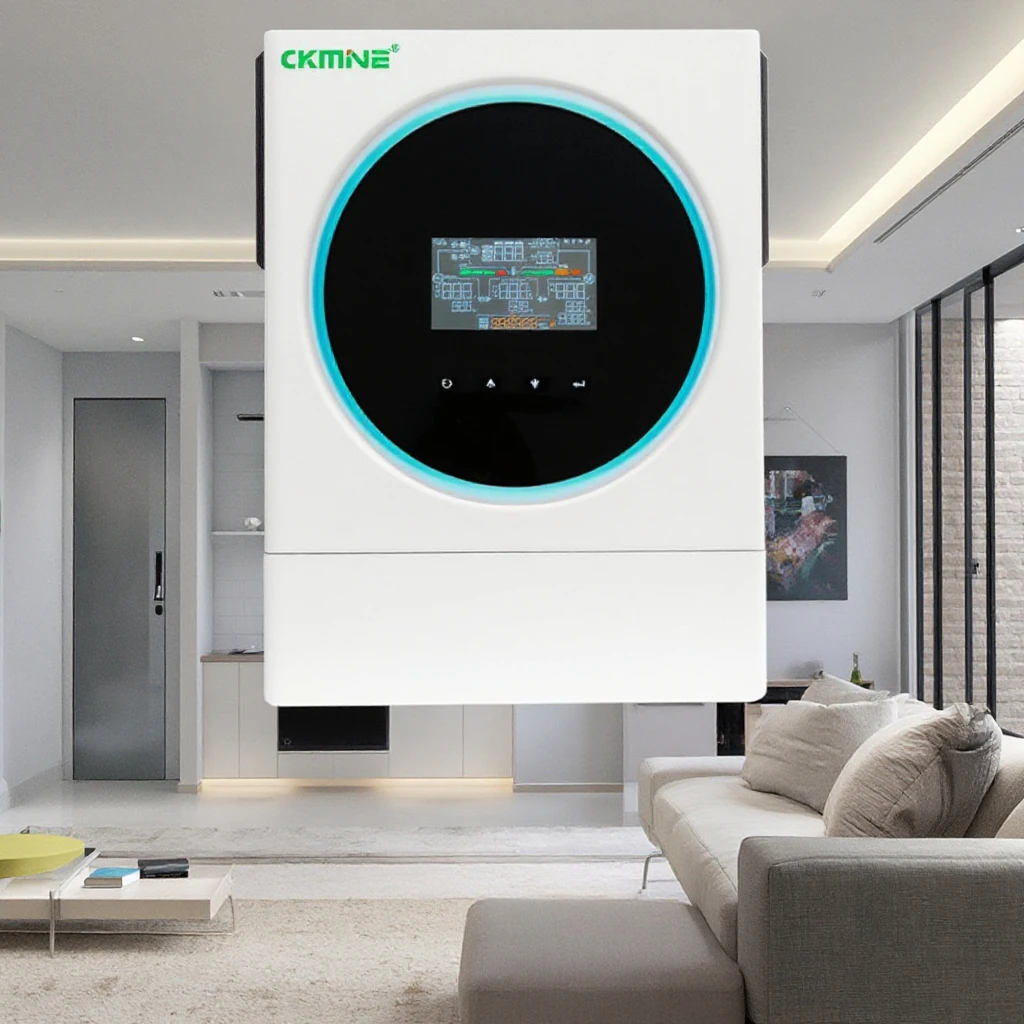 CKMINE Wholesale Price WIFI Dual Output 6000W 6KVA 48V MPPT Solar Inverter Off Grid Pure Sine Wave 1 Phase 6kw UPS for Home