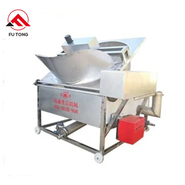 Automatic Fried Snack Food Frying Machine Jalebi Deep Fryer  Table Top Gas Fryer