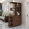 Mueble separador de ambientes [color nogal]