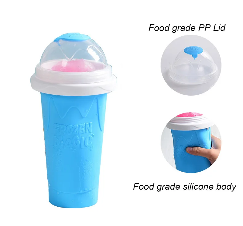 2024 Hot-selling Summer Slushy Cup Maker Durable Silicone Slushy ...