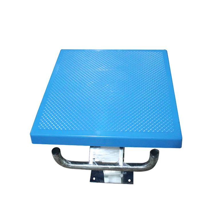 Stainless Steel Starting Block for Swimming Pool Matches Rectangle Shape