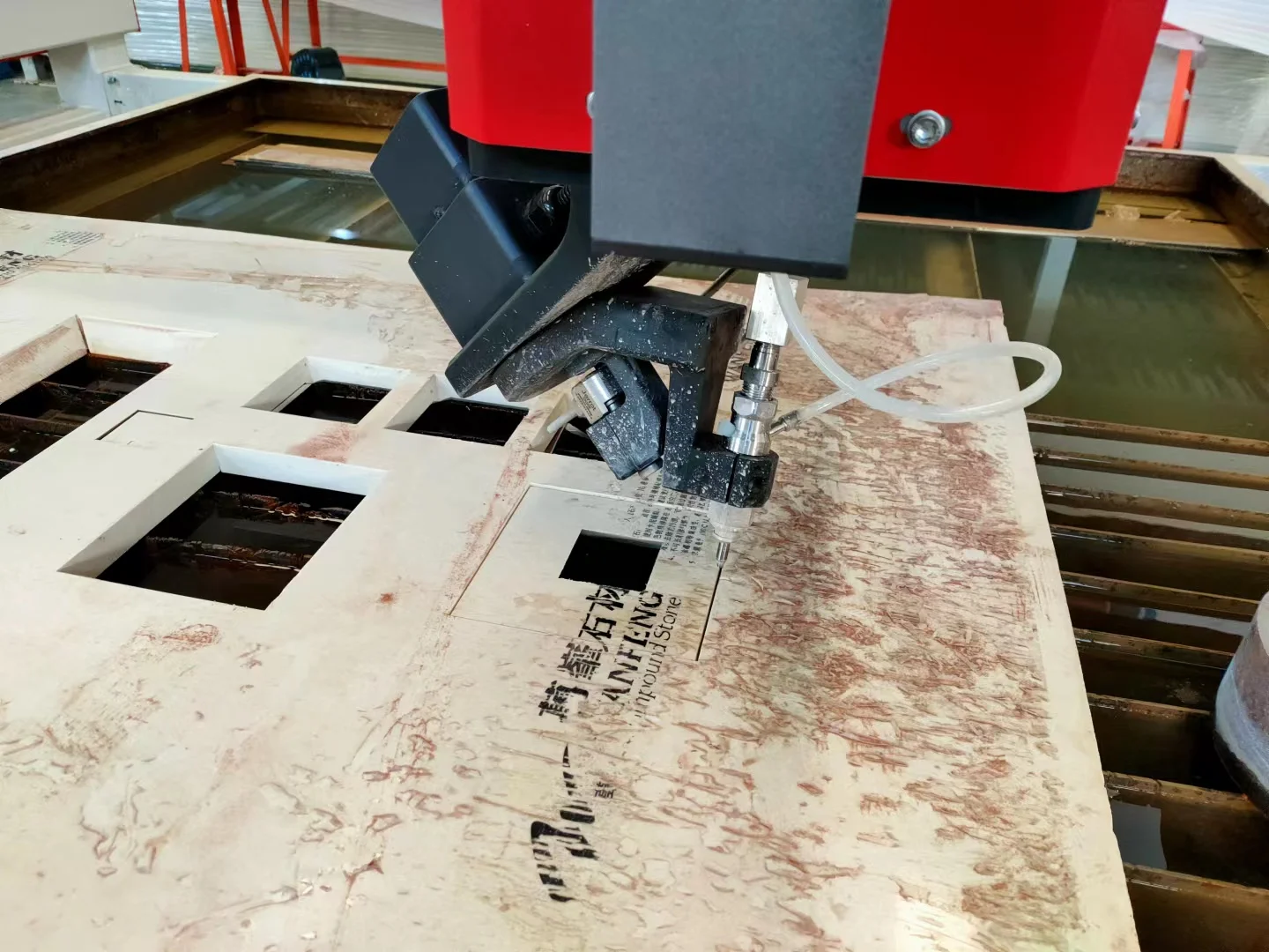 HEAD High Pressure Stone Water Cutting Machine Water Jet Cutter Machine