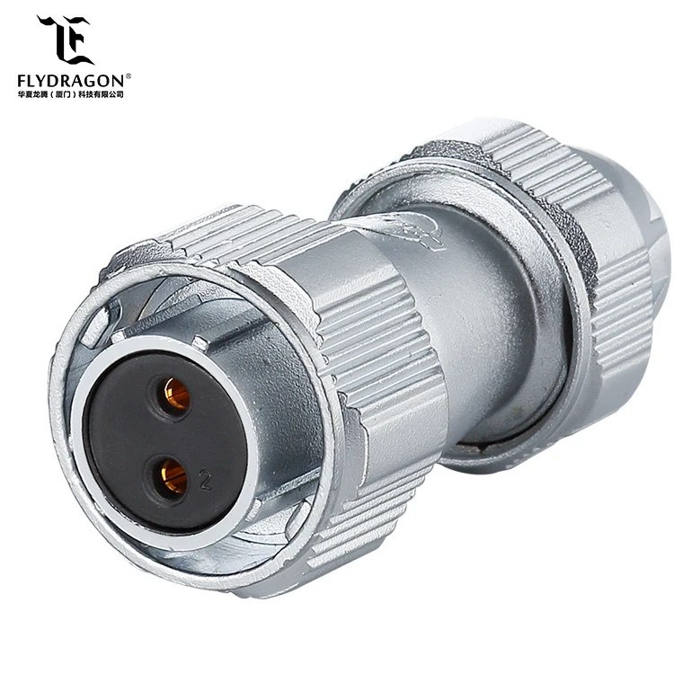 2 цилиндрический штепсельный зарядная сварочный кабель Разъем